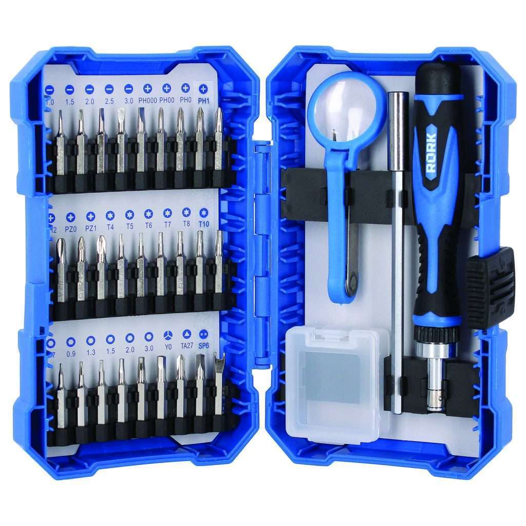 KIT DE DESARMADORES MATRACA Y EXTENCIÓN Rork